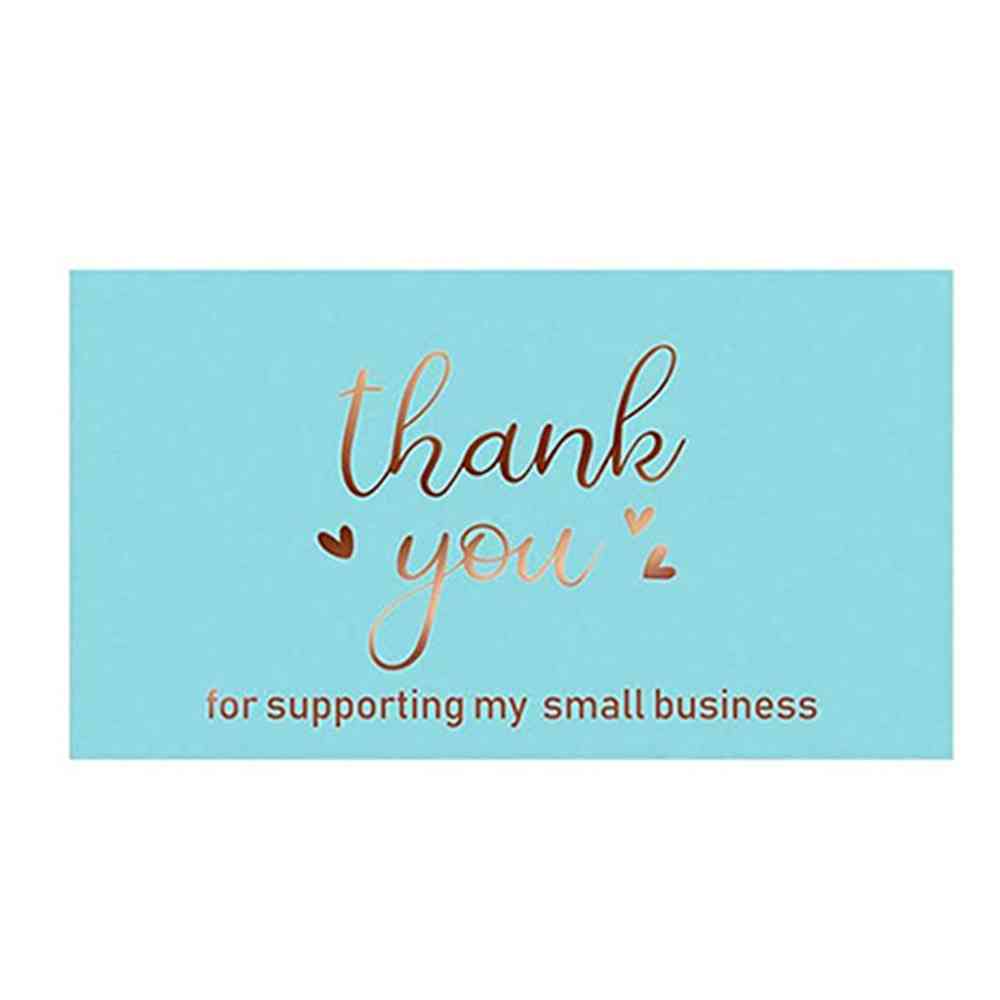 Thank You For Supporting My Small Business Card With Envelope