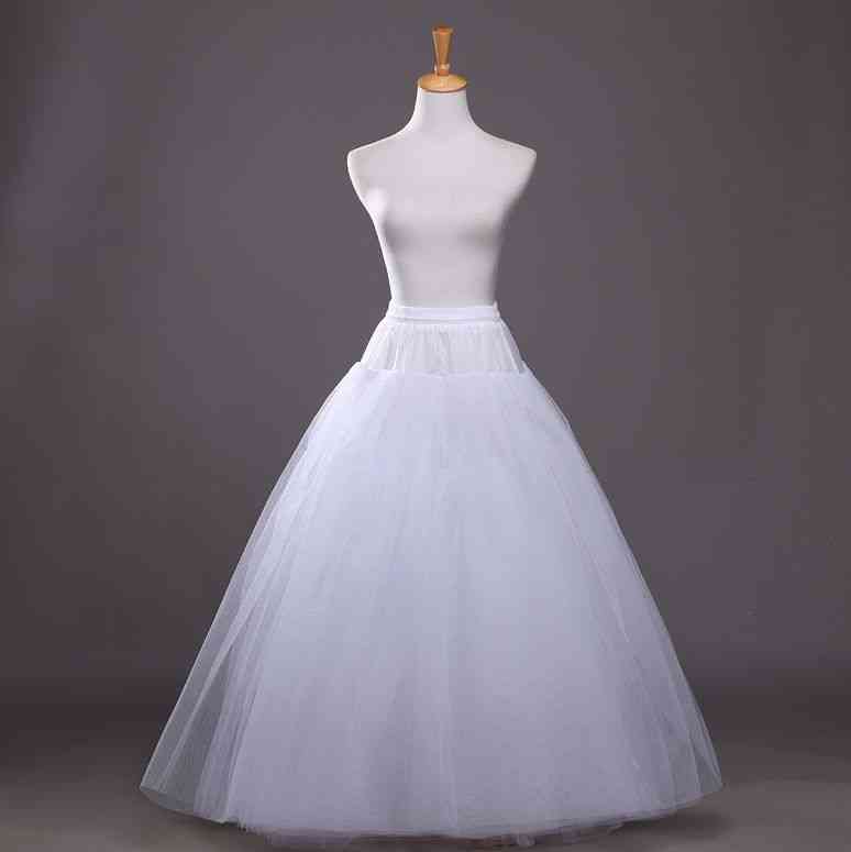 New Petticoat Long Tulle Skirts Womens Underskirt For Wedding