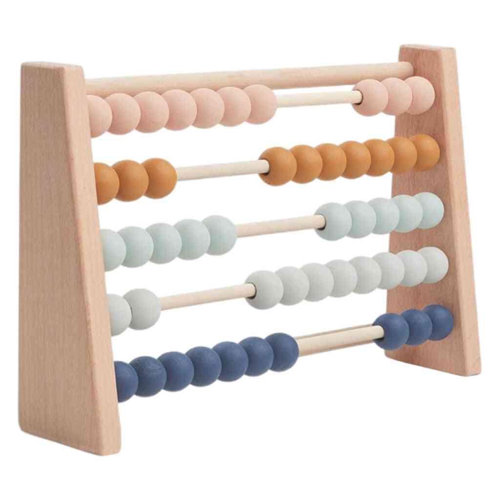 Wooden Abacus Early Math Learning Toy Numbers Counting