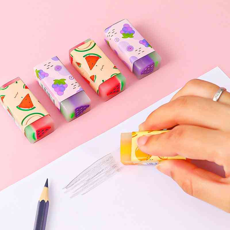 Creative Fruit Erasers Cartoon Cute Erasers School Stationery