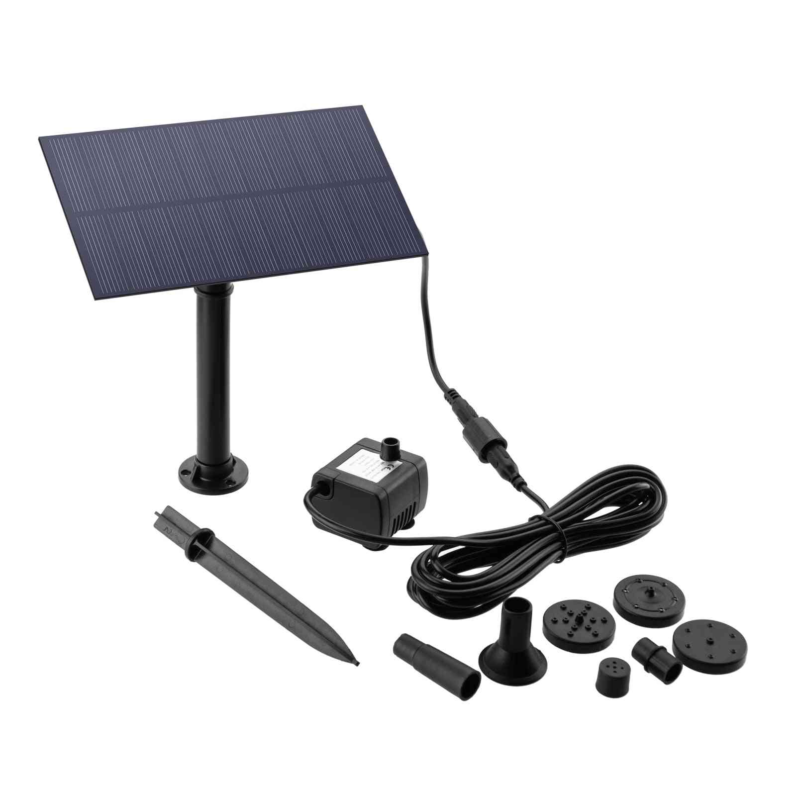 Solar Fountain Pond Pump Kit With Stake