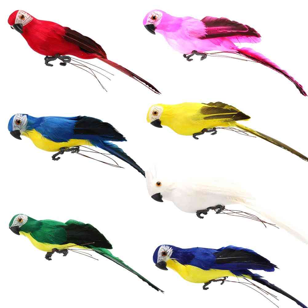 Artificial Parrot Imitation Bird Model Figurine