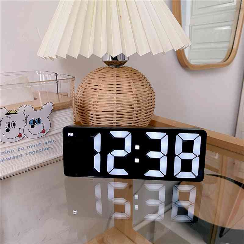 Smart Led Clock Bedside Digital Alarm Clocks Desktop