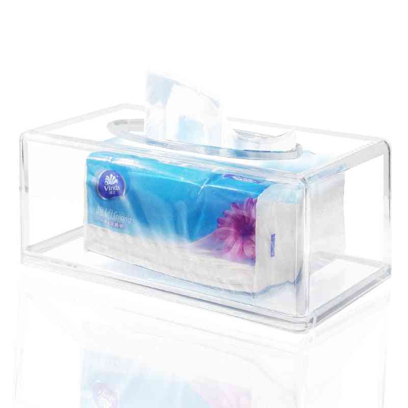Napkin Holder Household Transparent Acrylic Box