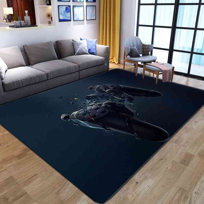 Cartoon Gamer Area Rugs Carpets