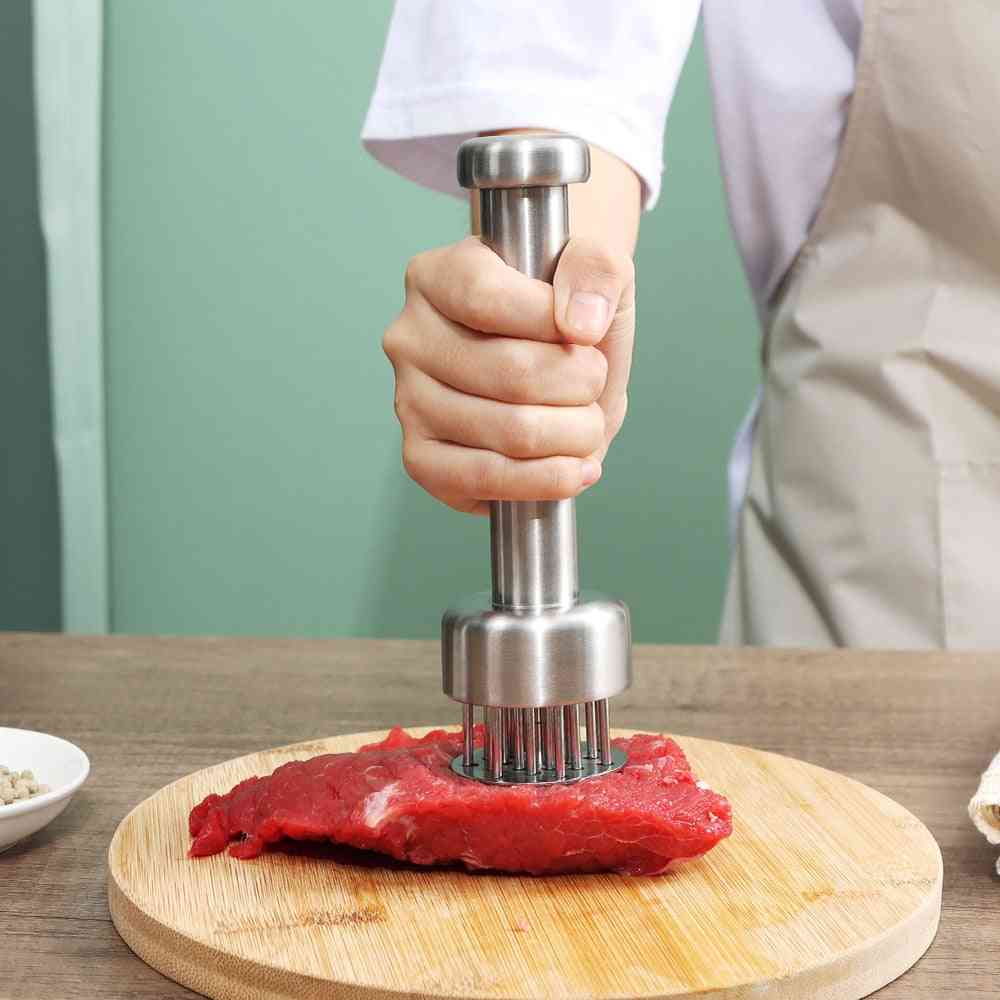 Stainless Steel Steak Hammer Mallet Needle Loose Household Chop