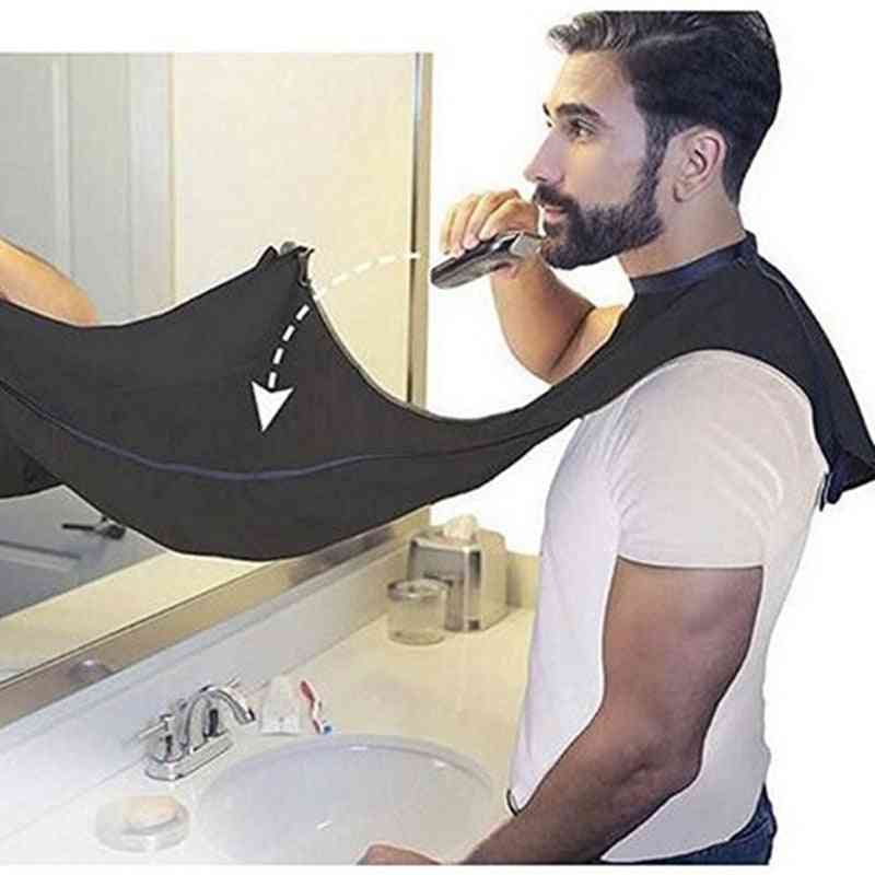 Mand badeværelse mandlige forklæde barbermaskine holder hår barbere skæg