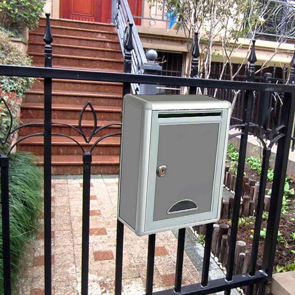 Modern Wall Mounted Lockable Mailbox