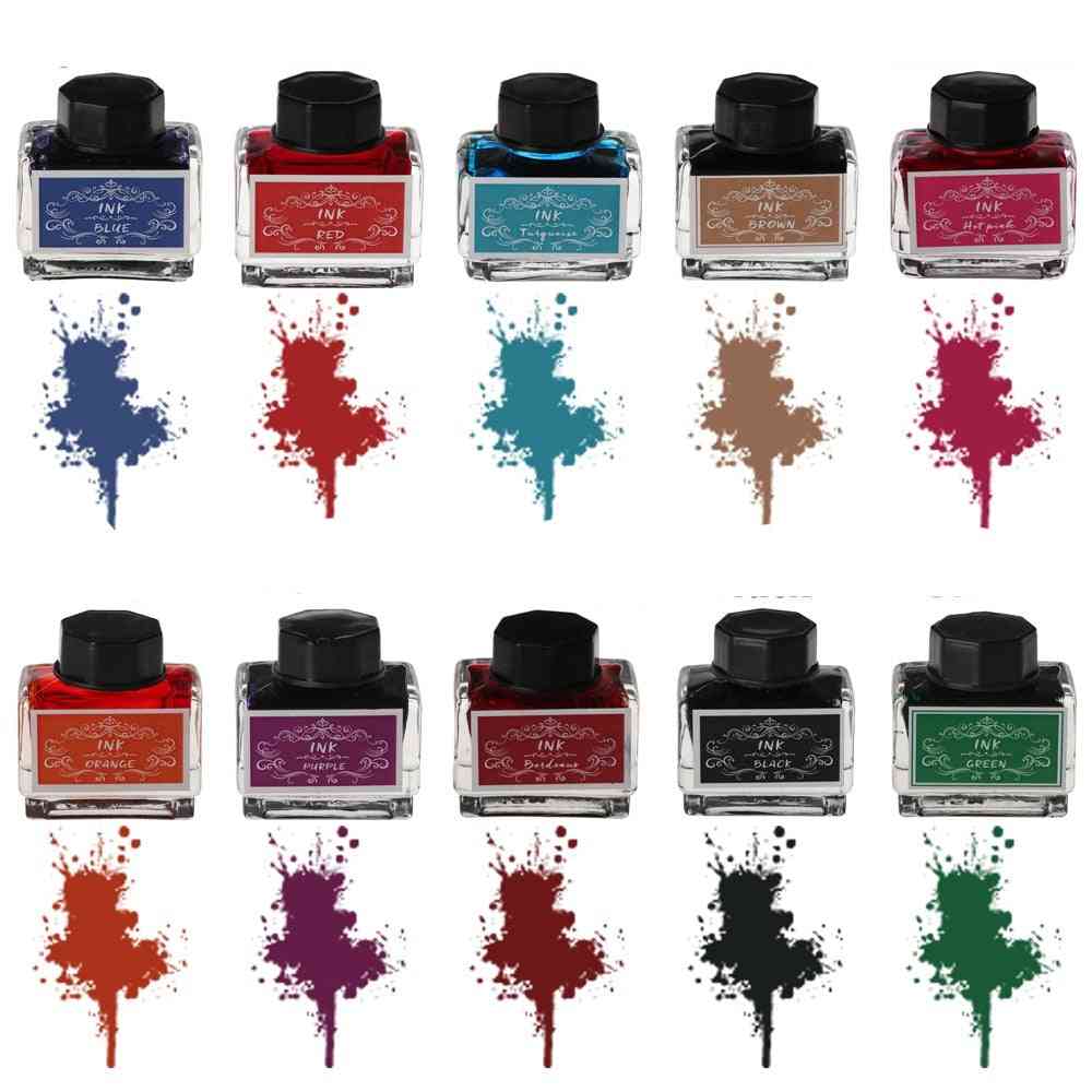 Carbon-free Colorful Ink For Fountain Dip Pen