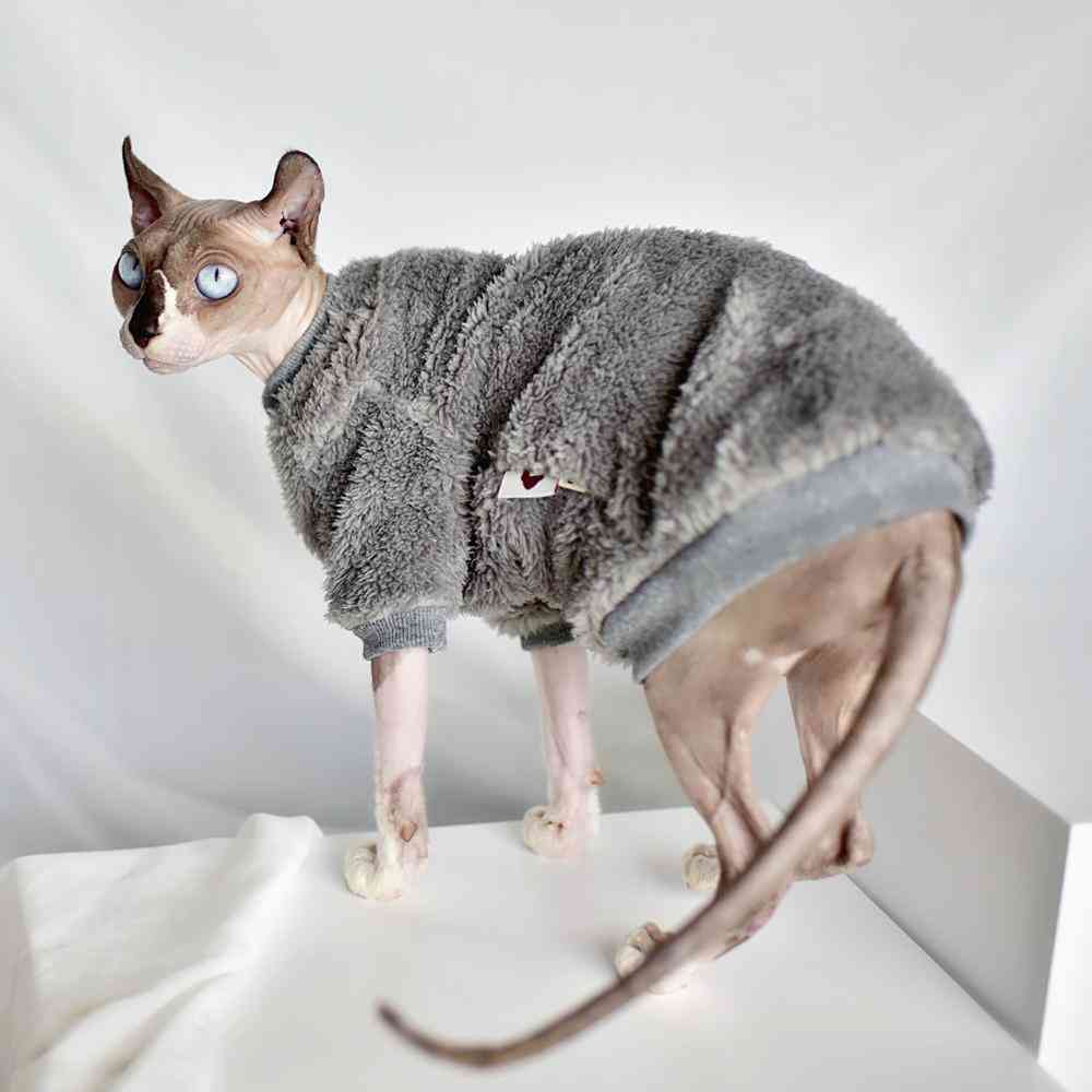 Soft Comfort Thickened Hairless Cat Clothing