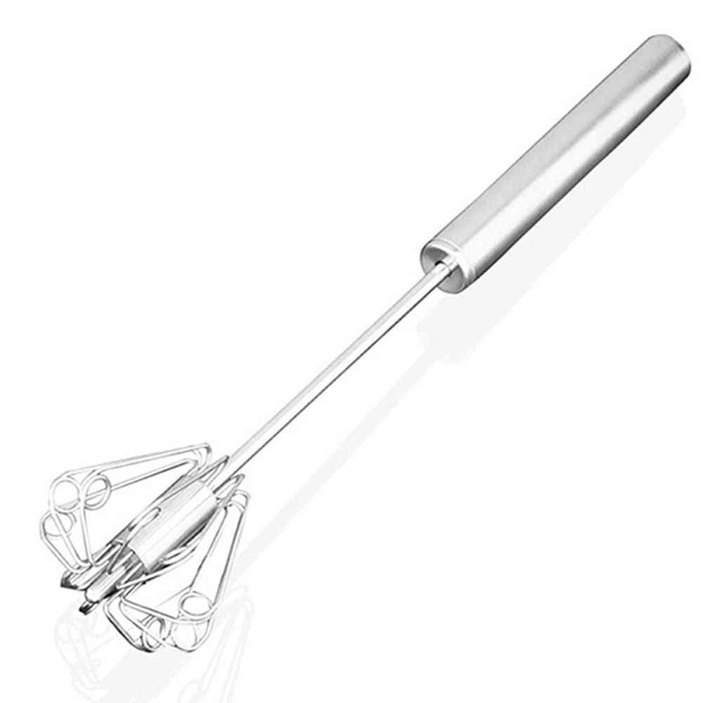 Semi-automatic Stainless Steel Whisk Stirrer-mixer Egg Beater