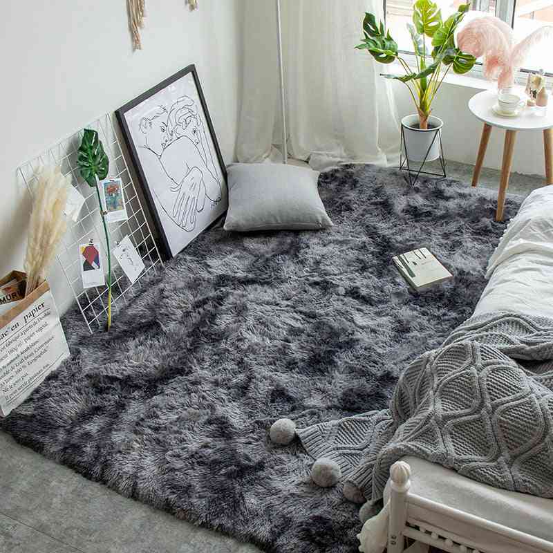 Center Soft Fluffy Lounge Floor Rugs Bedside Carpets