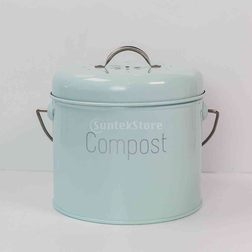 Kitchen Compost Bin Countertop With Lid Compost Pail Food