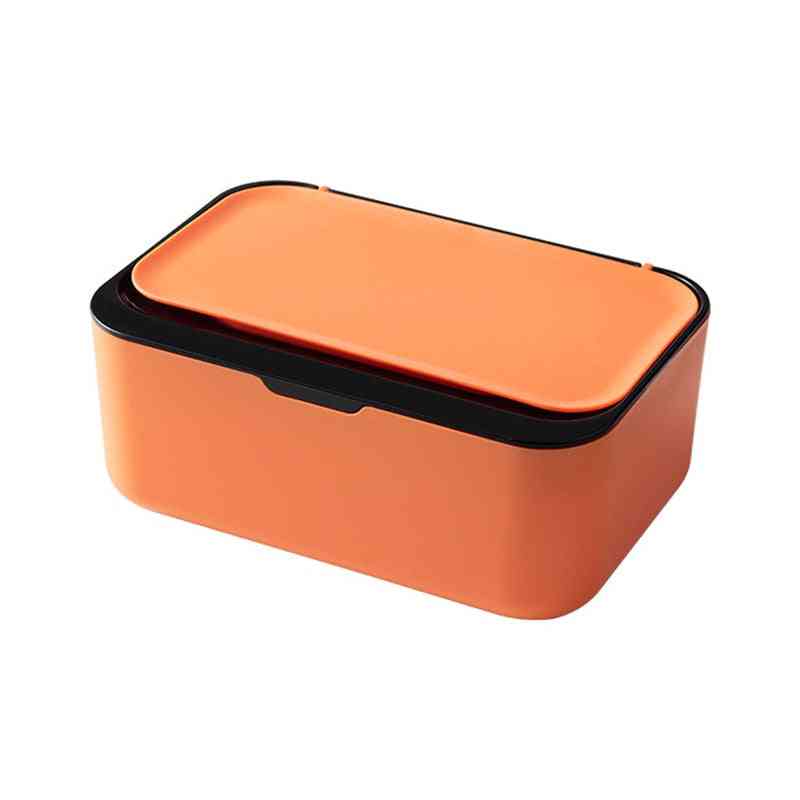 Plastic Tissue Storage Box With Lid