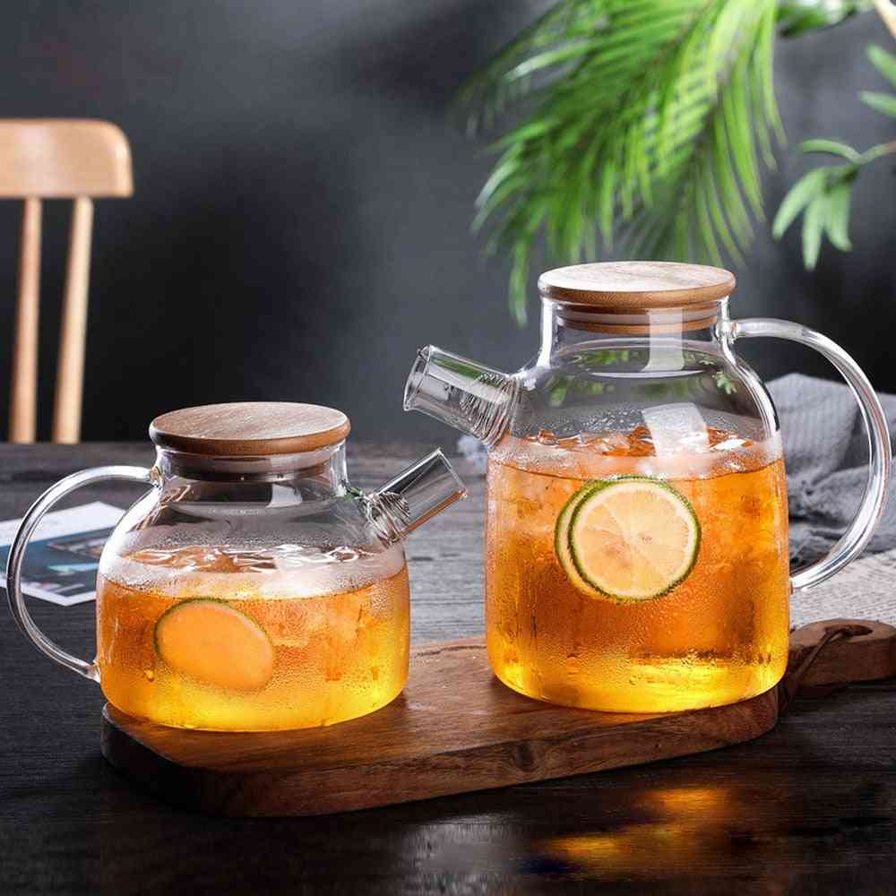 Glass Water Jugs - Transparent Glass Teapot
