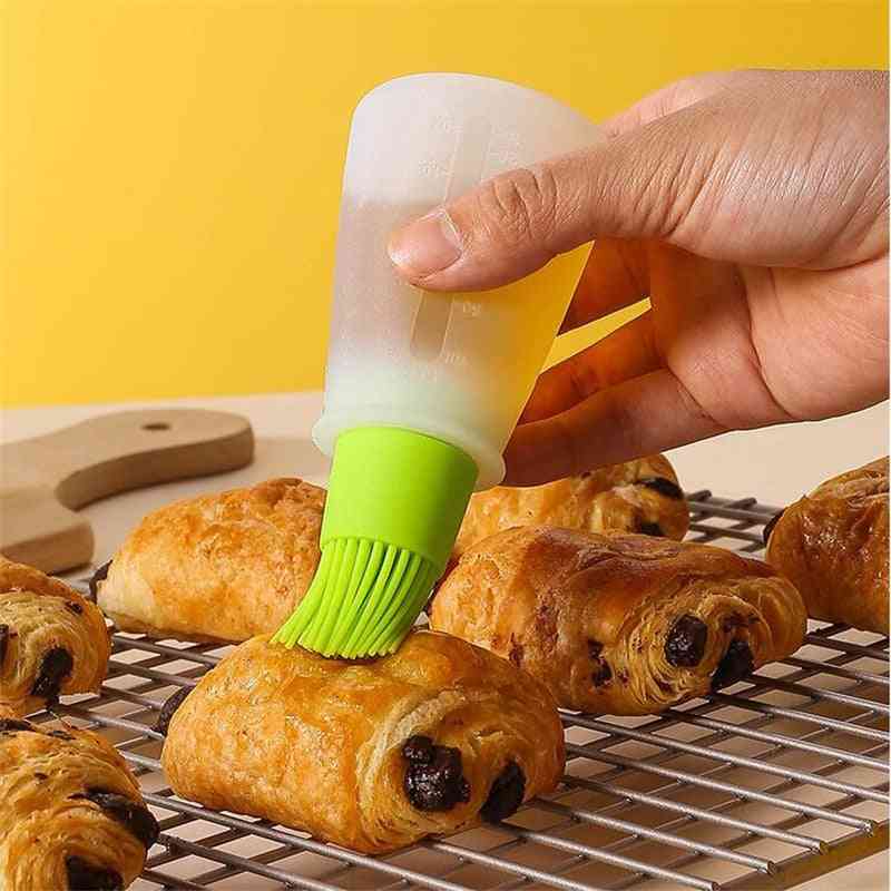 Silicone Oil Bottle, Brush Grill Oil Tool