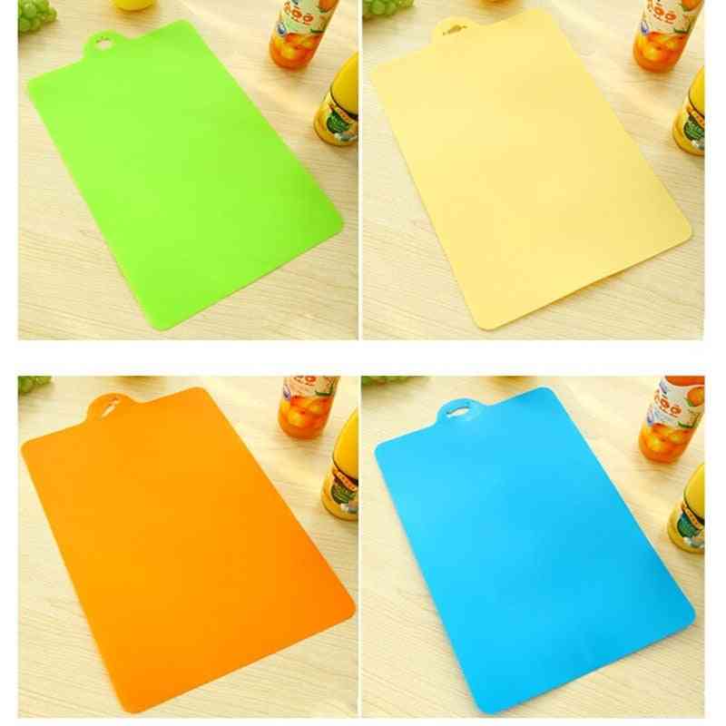 Board Kitchen Cooking Tools Flexible Plastic Non Slip Hang Hole