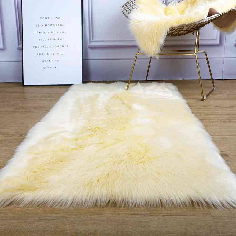 Living Room Modern Plush Soft Fluffy Sofa Chair Rugs Carpets