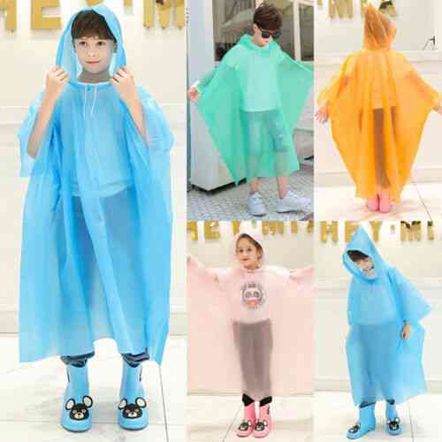 Children Cartoon Waterproof Raincoats