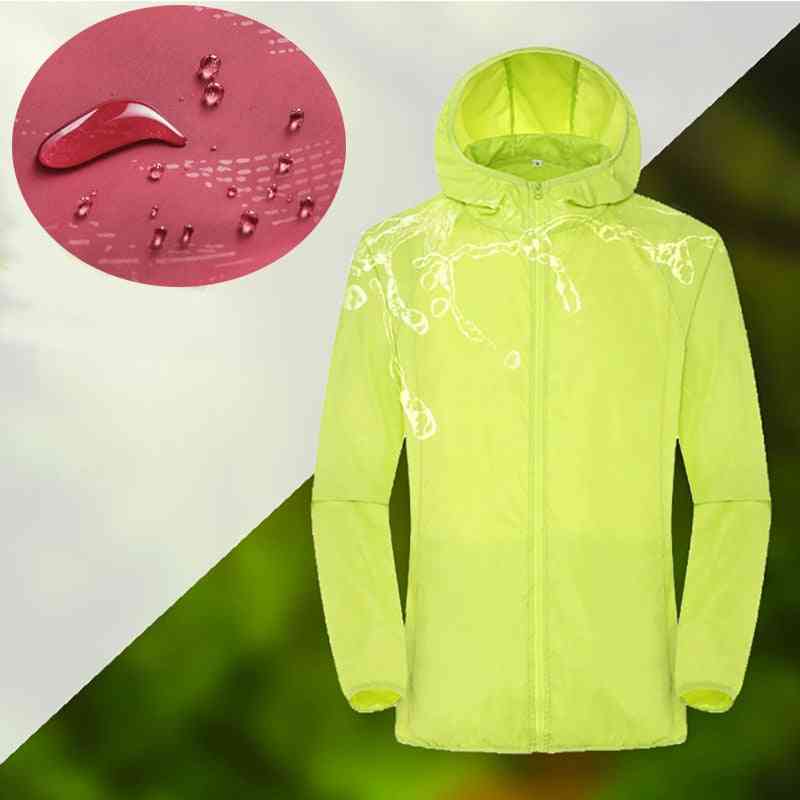 Windbreaker Pocket  Jacket- Men/women Rain Coat