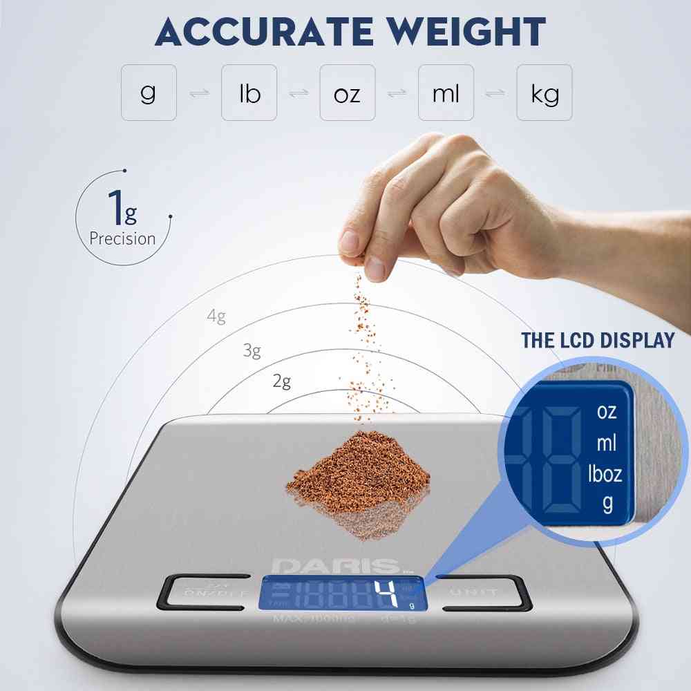 Food Measuring Lcd Display Digital Kitchen Scale