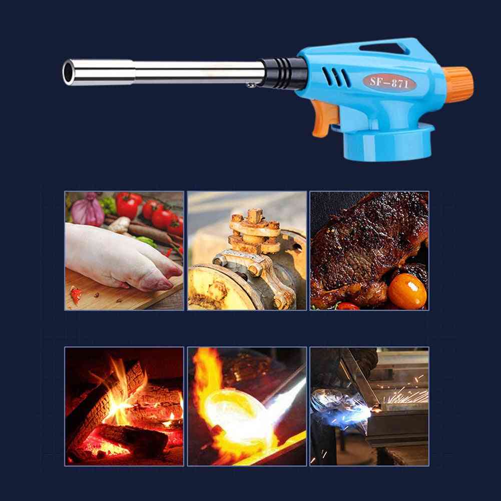 1300 Degree Butane Gas Spray Flame Gun-bbq Cooking Welding Torch