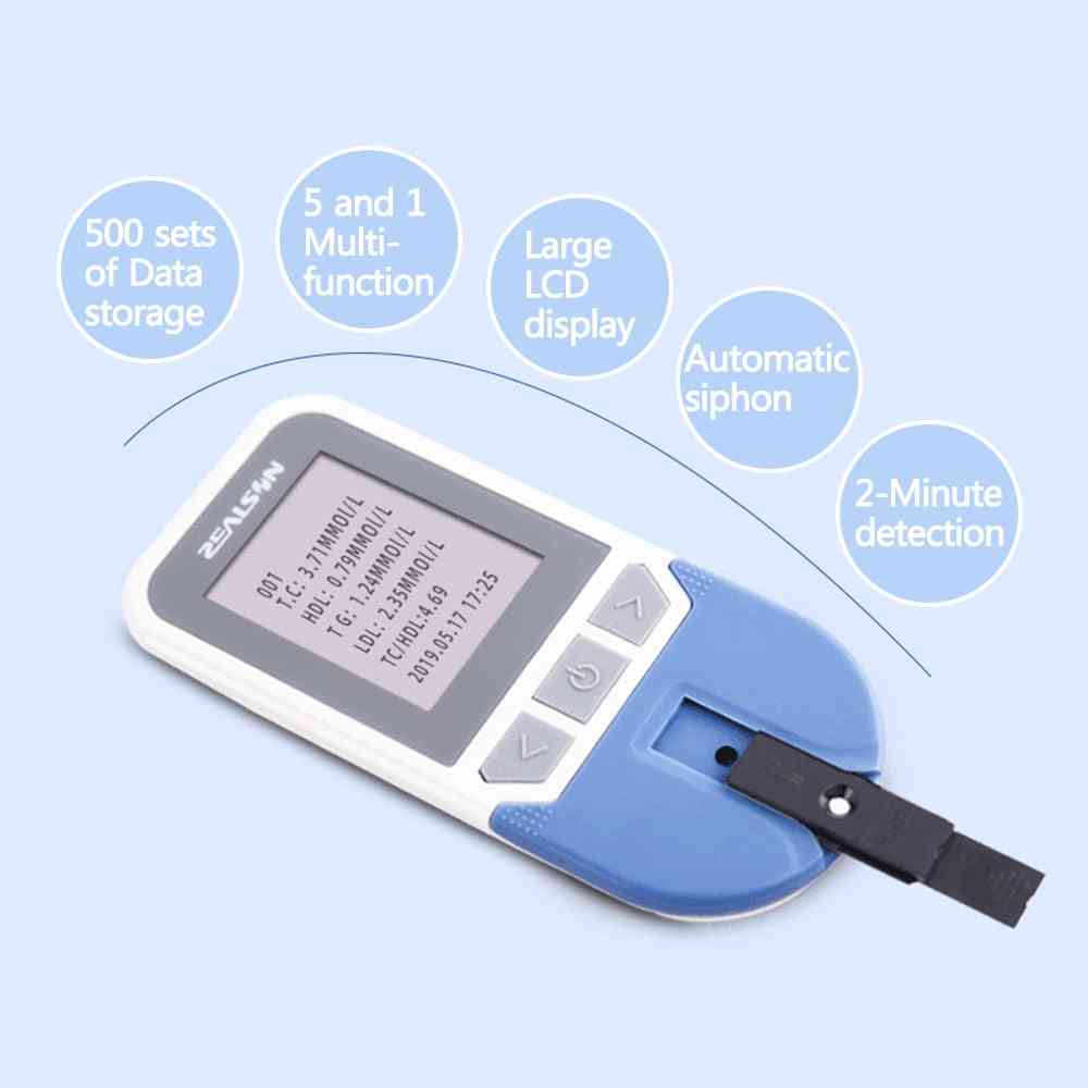 5 In1 Portable Lipid Panel Monitoring System