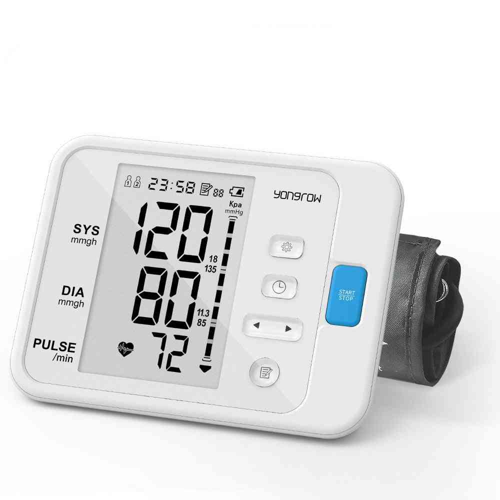 Bärbar digital blodtrycksmätare för överarmen
