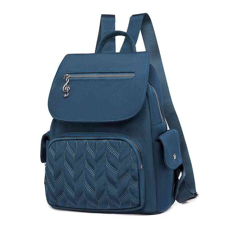 Diamond Lattice Waterproof Backpack For Women