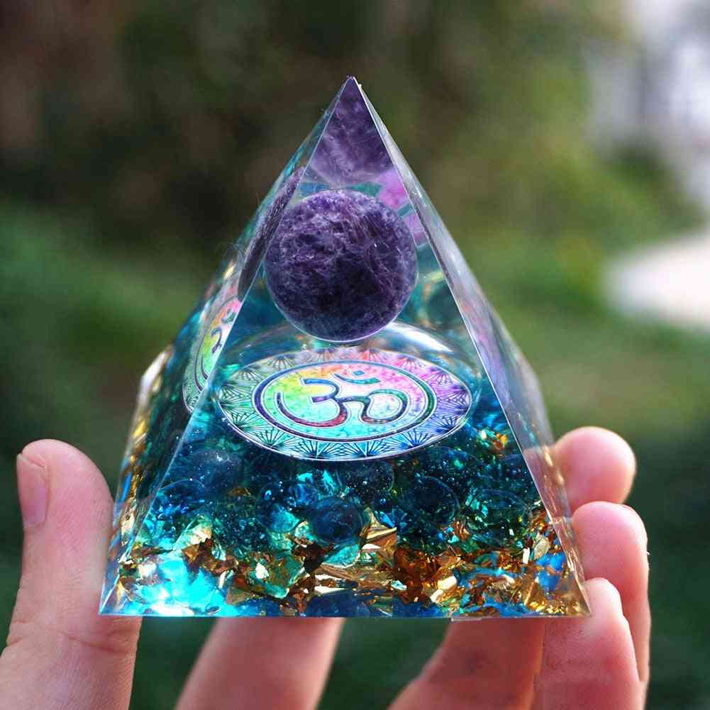 Energy Generator Crystal Orgone Pyramid