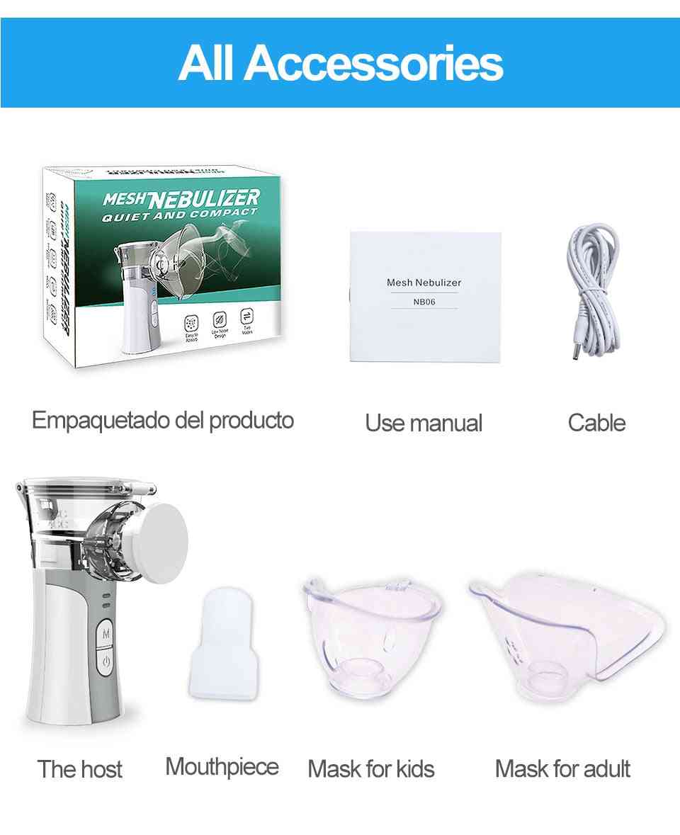 Mini Handheld Nebulizer Inhaler Machine For/adult