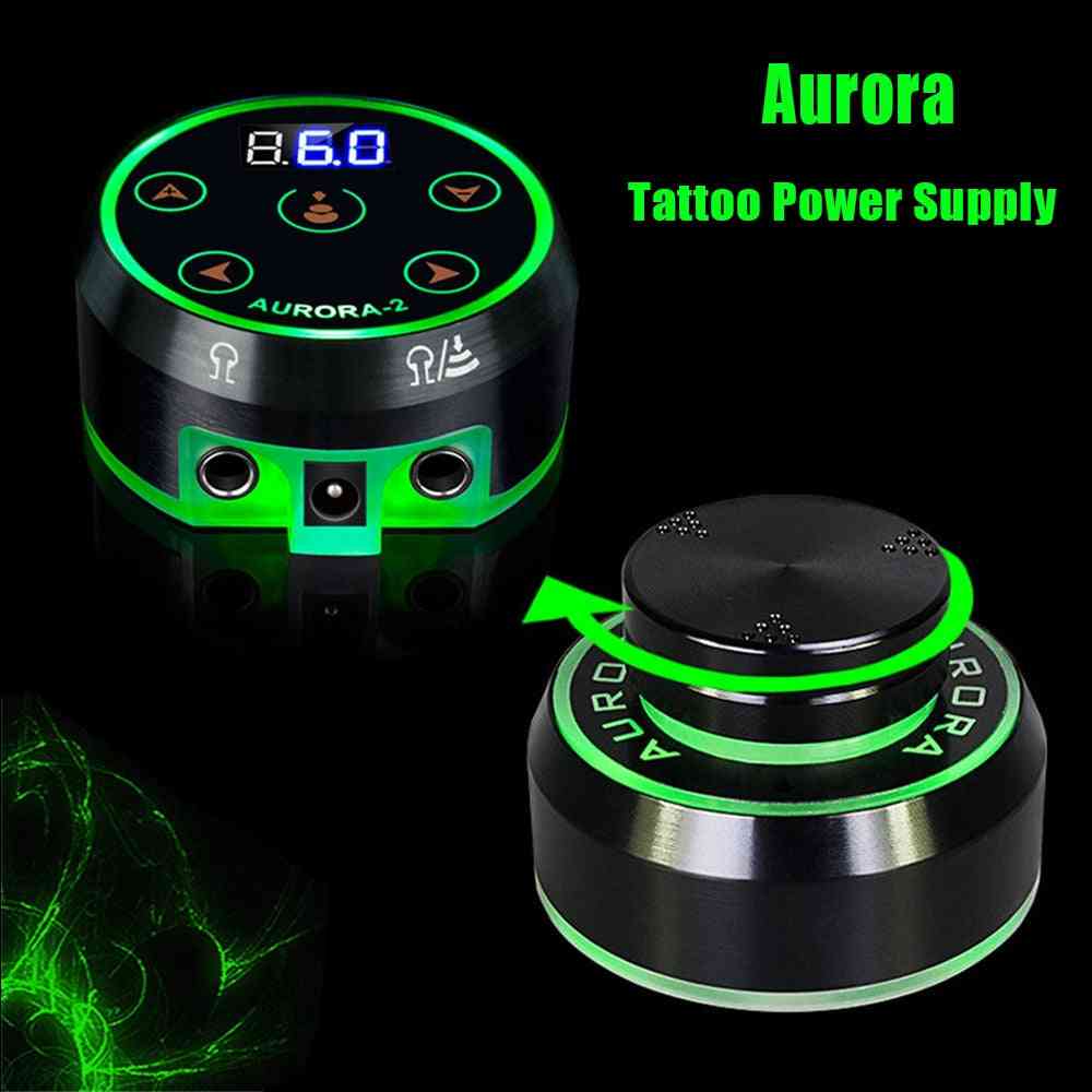 Led Tattoo Power Supply With Adaptor For Makeup Coils Rotary Tattoo Gun