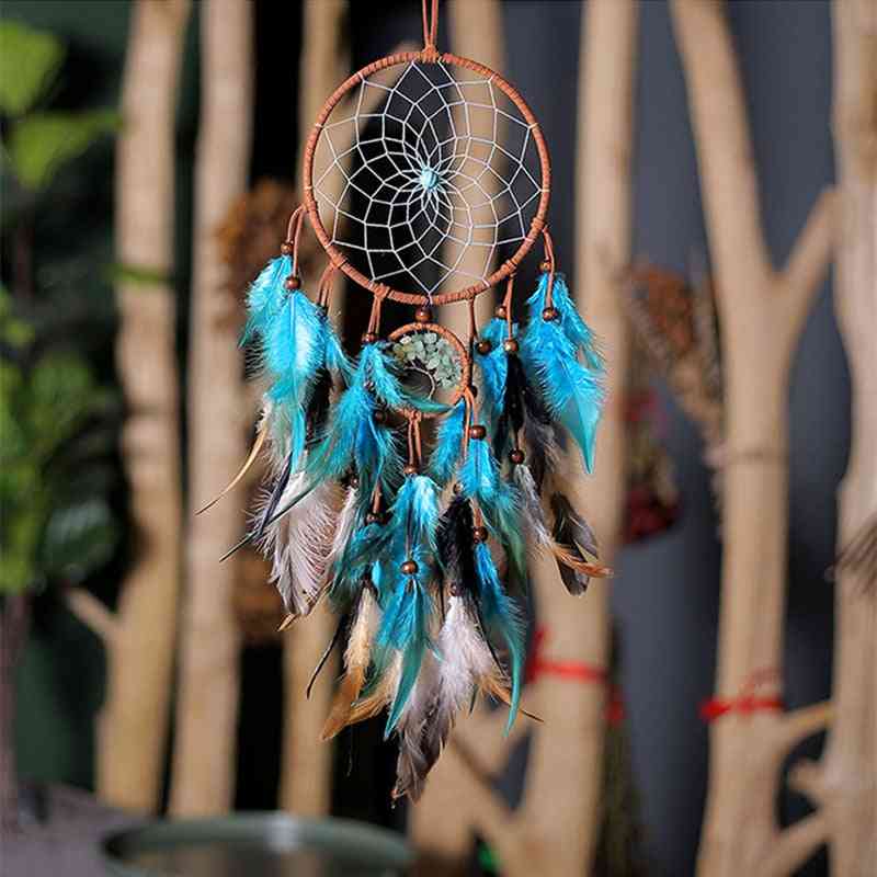 Handmade Feather Dream Catcher Wind Art Chimes