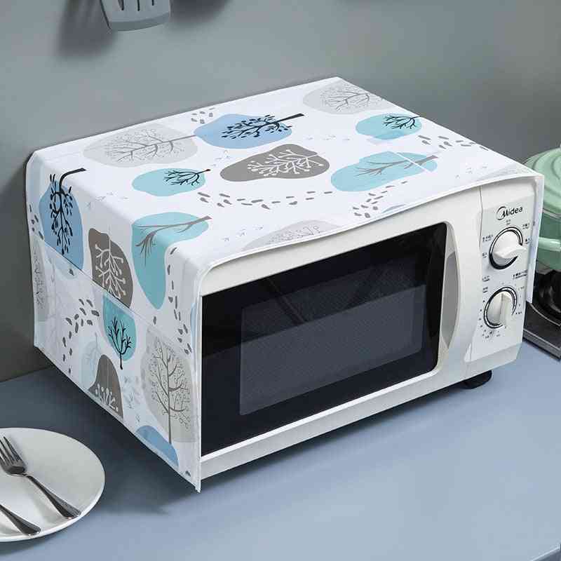 Double Pockets Dust Covers Microwave Oven Hood