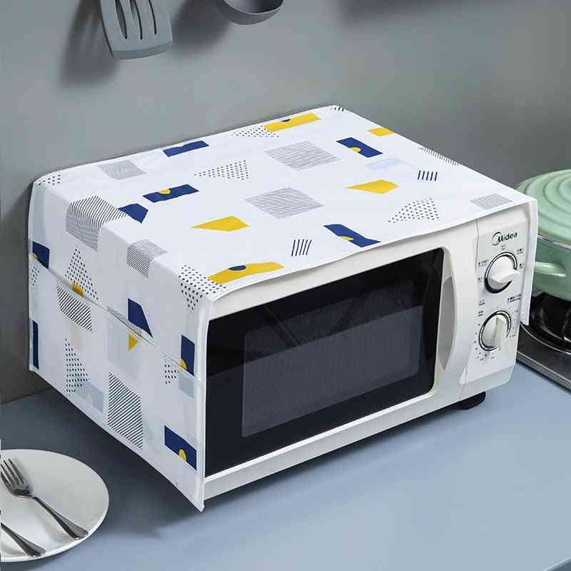 Double Pockets Dust Covers Microwave Oven Hood