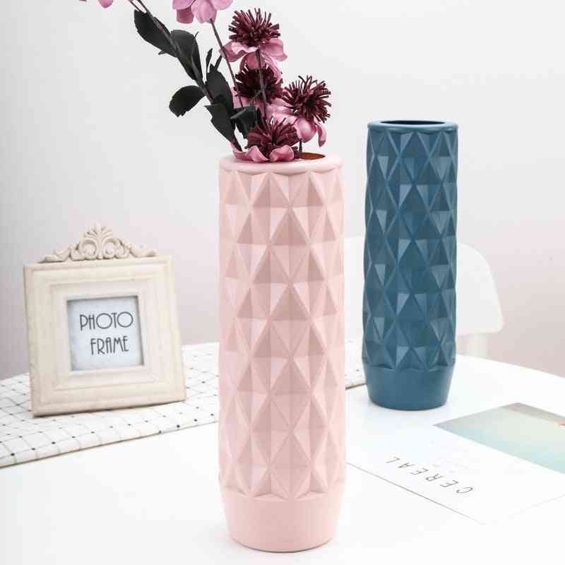 Hot Individuality Vases Shatterproof Nordic Vase Imitation Flower Pot
