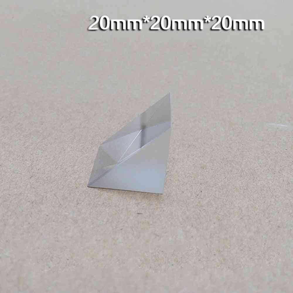 Physical Experiment Ray Refraction Of Optical Glass Triangle Prism