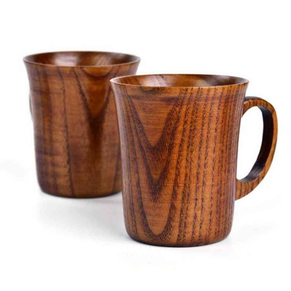 Wooden Wood Cup Natural Wood Grain Classical Cups Of Coffee
