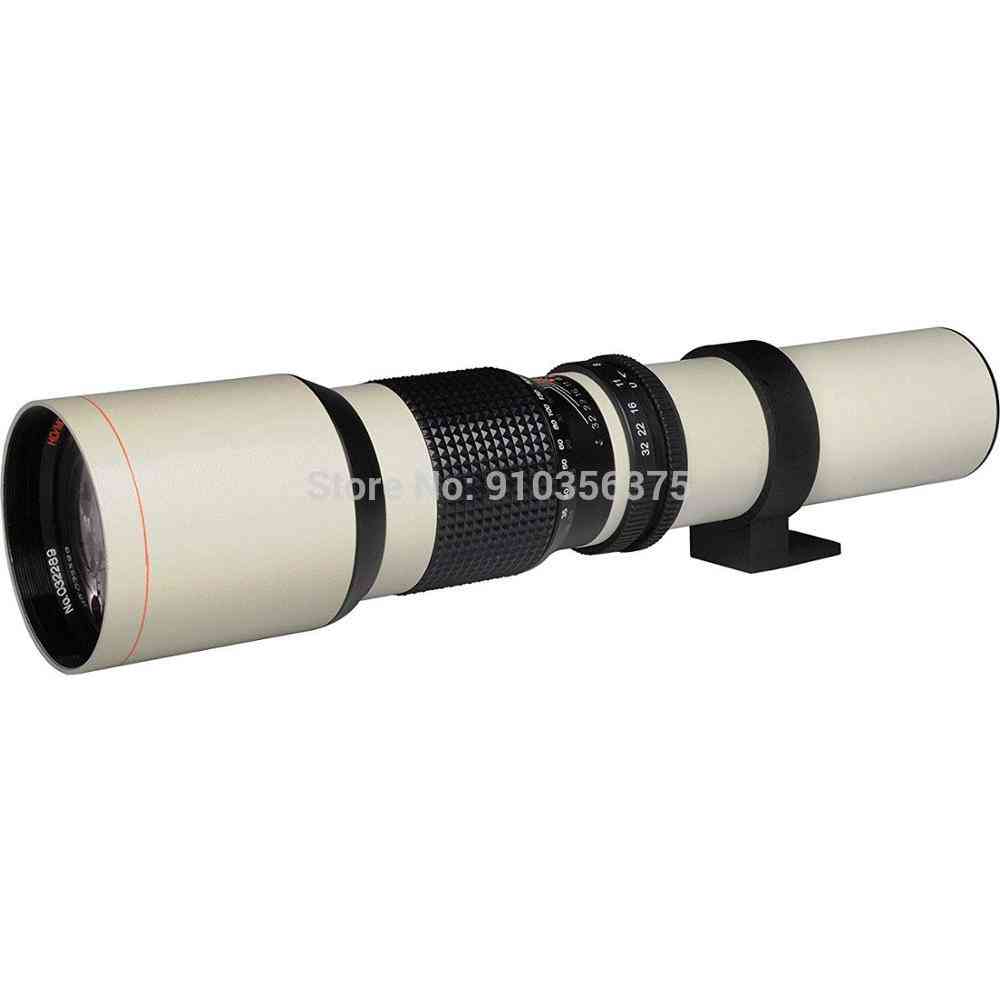 Jintu 500mm/1000mm F8.0 Telephoto Mirror Lens For Canon Ef Eos Dslr Cameras