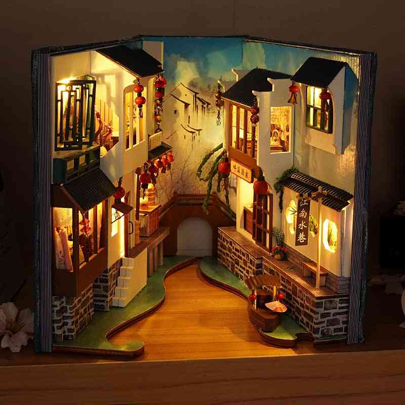 Møbler roombox bogstøtter modelbygning