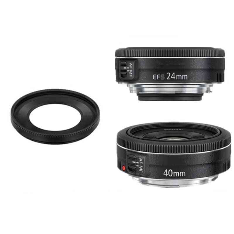 Metal Camera Lens Hood Cover For Canon