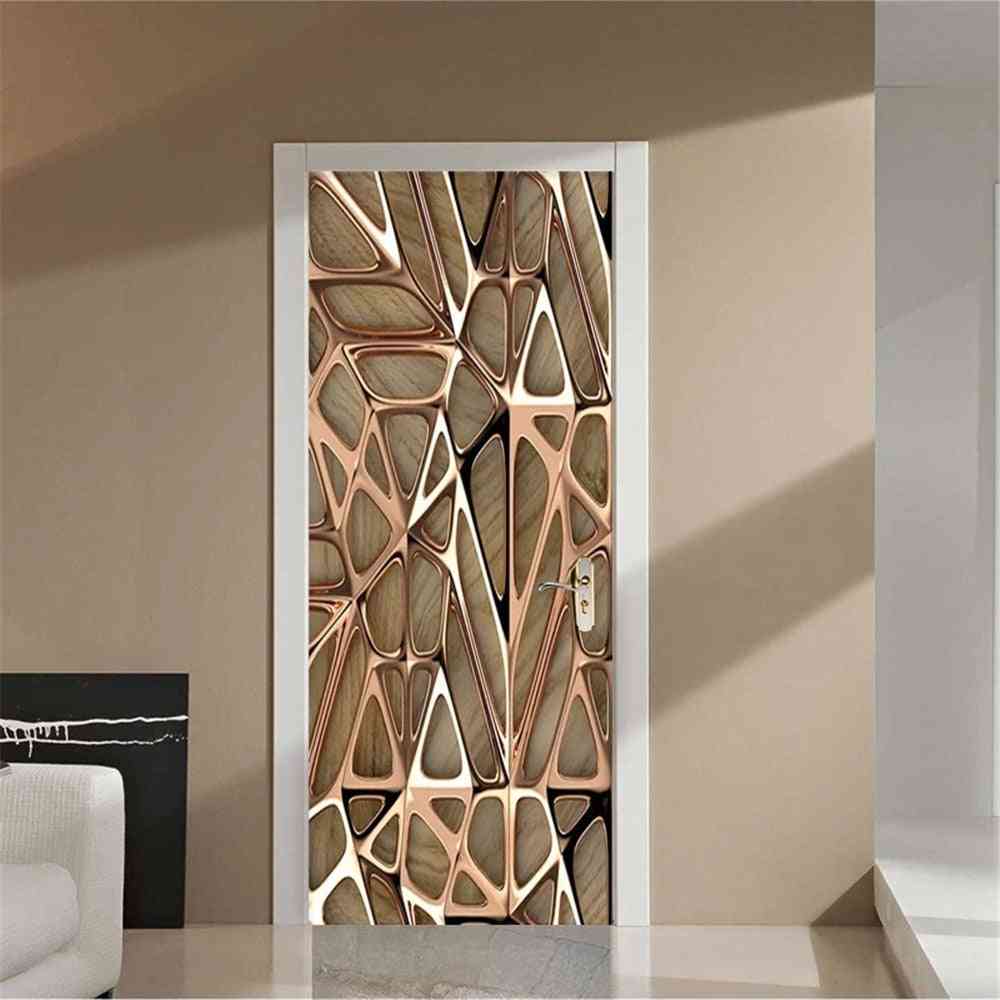 3d Abstract Fashion Self-adhesive Mural Stickers