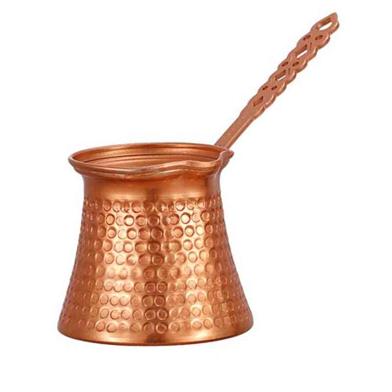 Vintage Aluminum Copper Plated Turkish Coffee Pot