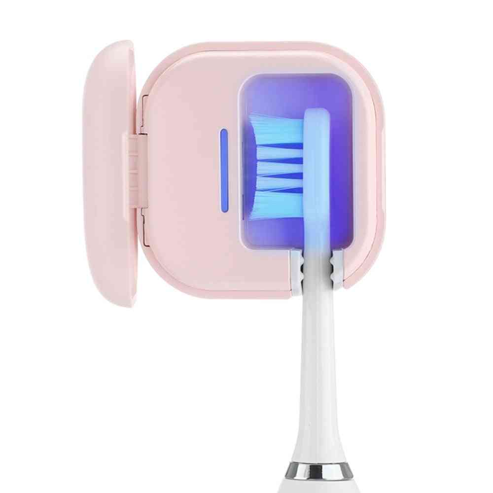 Led Blue Light Sanitizer Toothbrush Disinfection Box