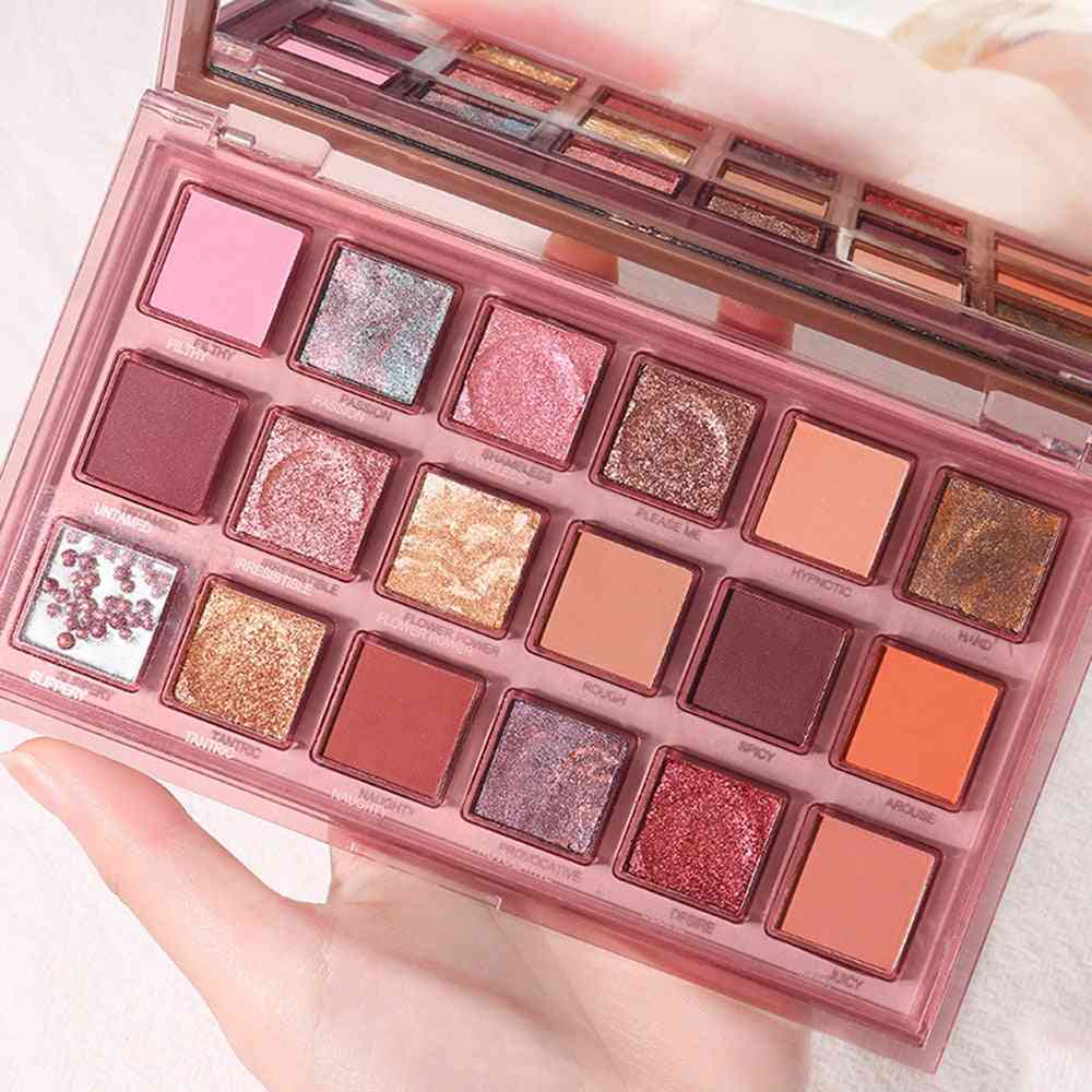 18 Colors Pomegranate Seeds Oil Painting Eyeshadow Palette