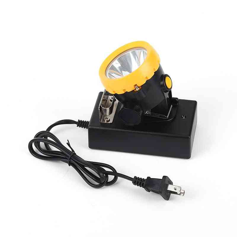 Led Battery Miner Mining Cap - Headlamp With Charger