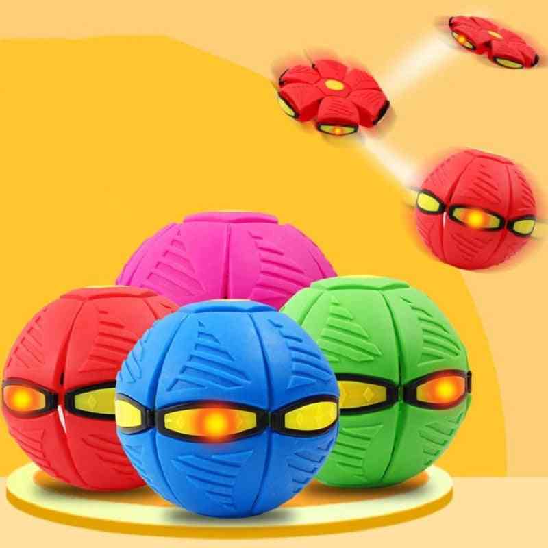 Flying Ufo Flat Throw Disc Ball With Toy