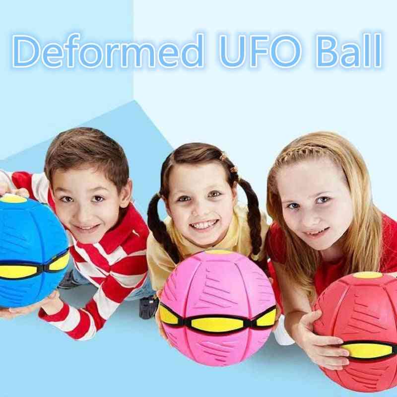 Kids Flat Throw Disc Ball Flying Ufo Magic Balls
