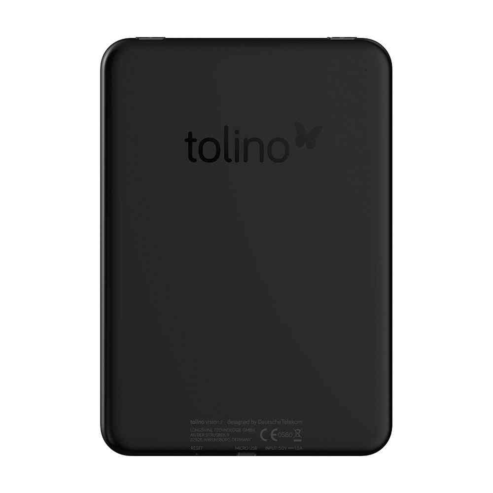 Tolino Vision 2 Tab2 Flip Page  Black E-book Reader