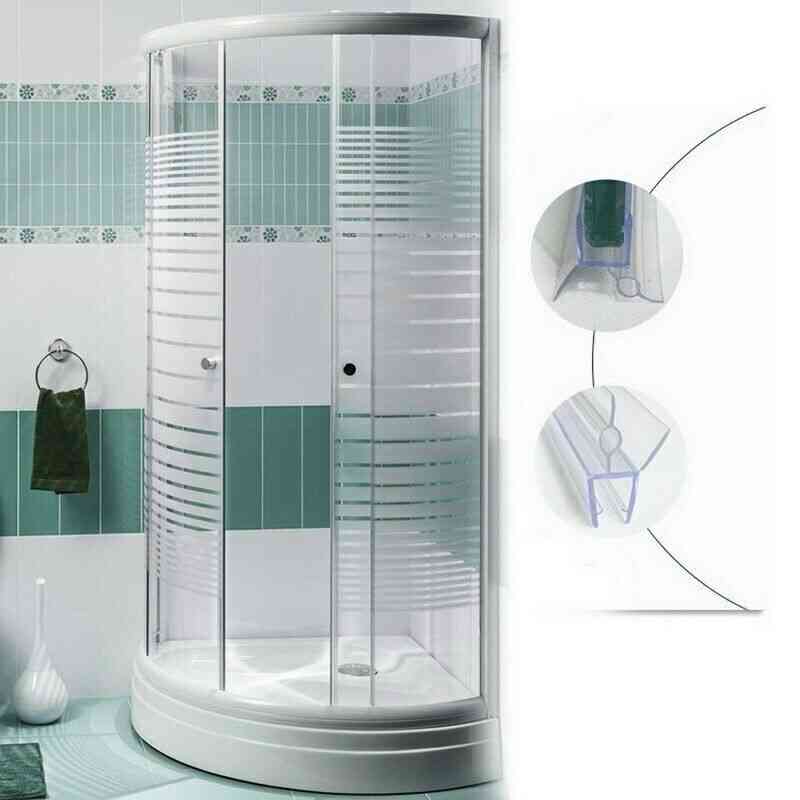 Pvc-badskjermtetning som fyller opp til 22 mm spalte dusjtetningslist